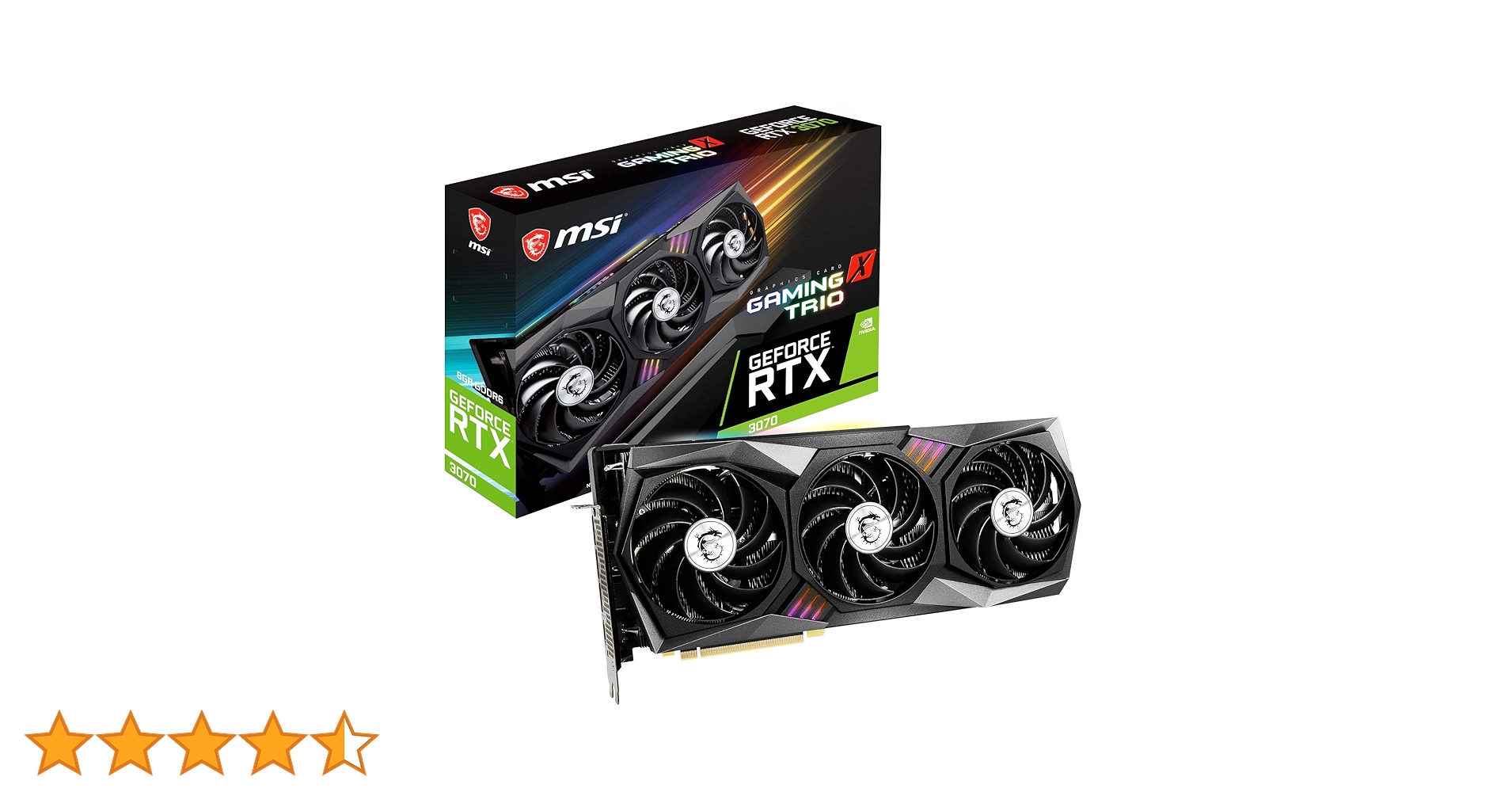 MSI Gaming GeForce RTX 3070 8GB GDRR6 256-Bit HDMI/DP Tri-Frozr 2